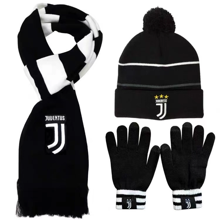 Juego de guantes de gorro de fular de fan Club