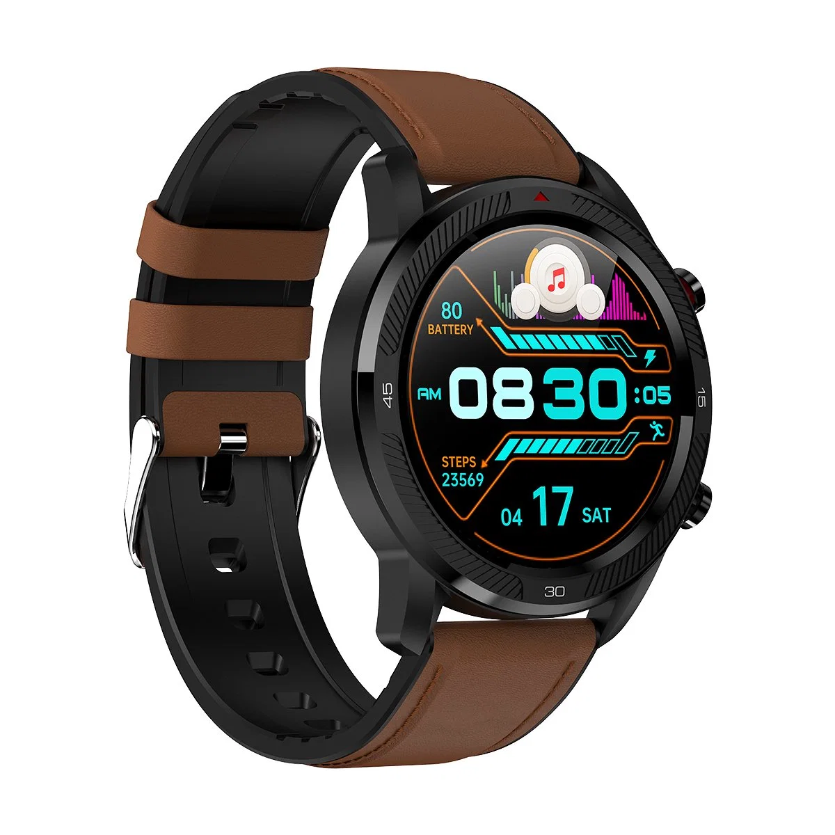 De pantalla HD de pantalla completa Dails múltiple llamada de teléfono Bluetooth Health Monitor Smartwatch para Smart Teléfono Teléfono móvil 007