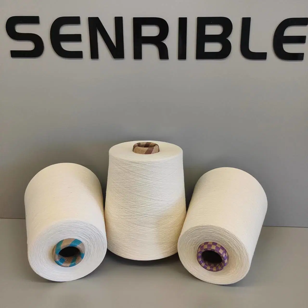 High Strength Pure Cotton Yarn 40s/1 Ring Spun Combed for Embroidery