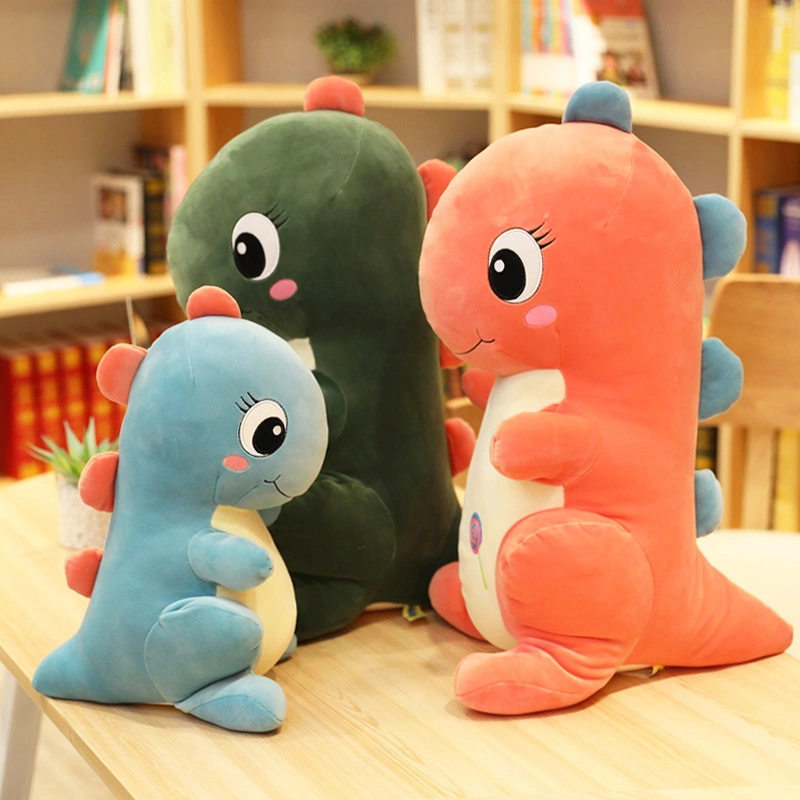 2023 New Custom Plush Stuffed Cartoon Cute Dinosaur Soft Gift Kids Toys