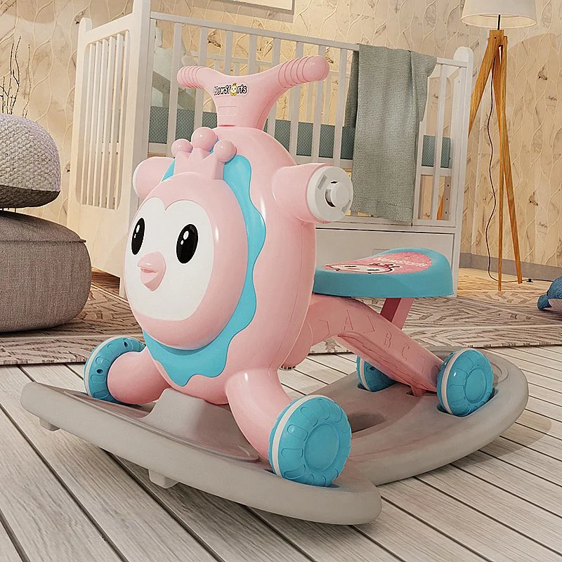 China Cheap Price Plastic Wheels Simple Music Adjustable Seat Height Baby Walker