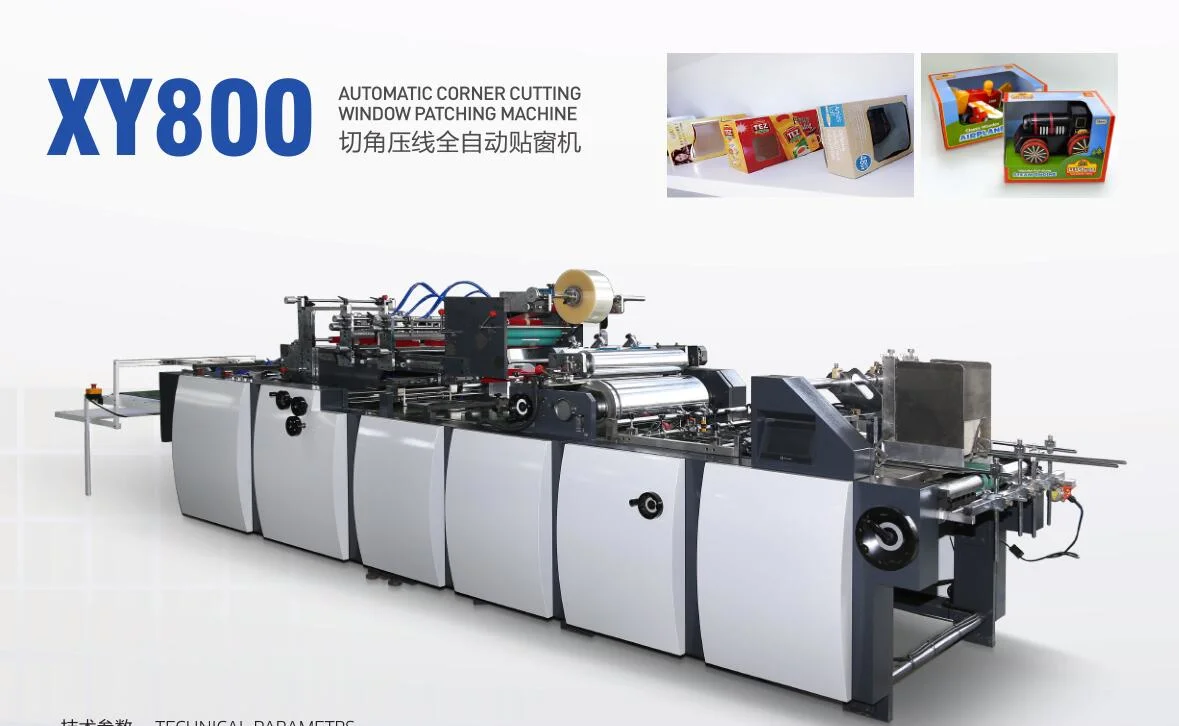 Xy-800 V-Cut Window Patching Machine for Paper Box