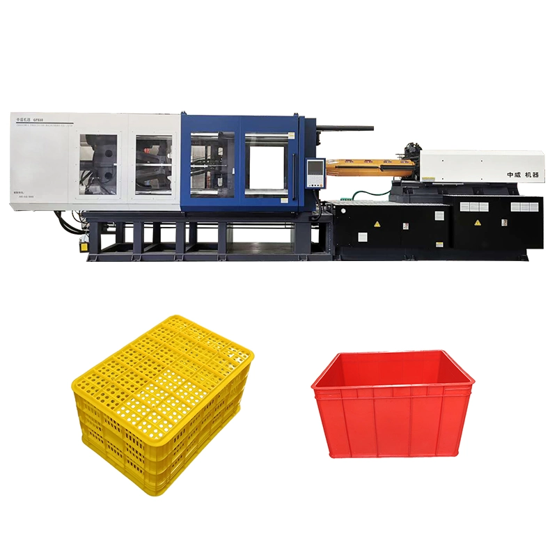 Zoweite 530 Ton Fruit Vegetable Basket Crates Horizontal Injection Molding Moulding Machine