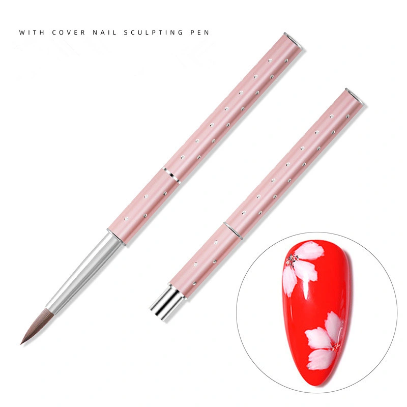 Detachable Nail Crystal Pen with Metal Rod