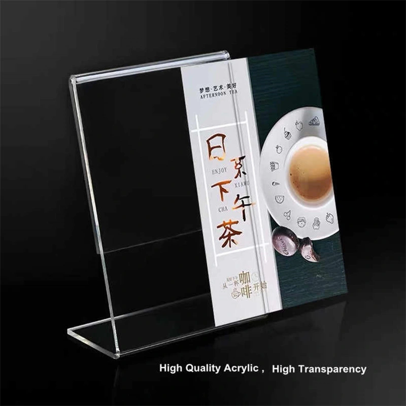 1 Set Acrylic PS PVC Photo Frame Supermarket Product Price Tag Display Stand