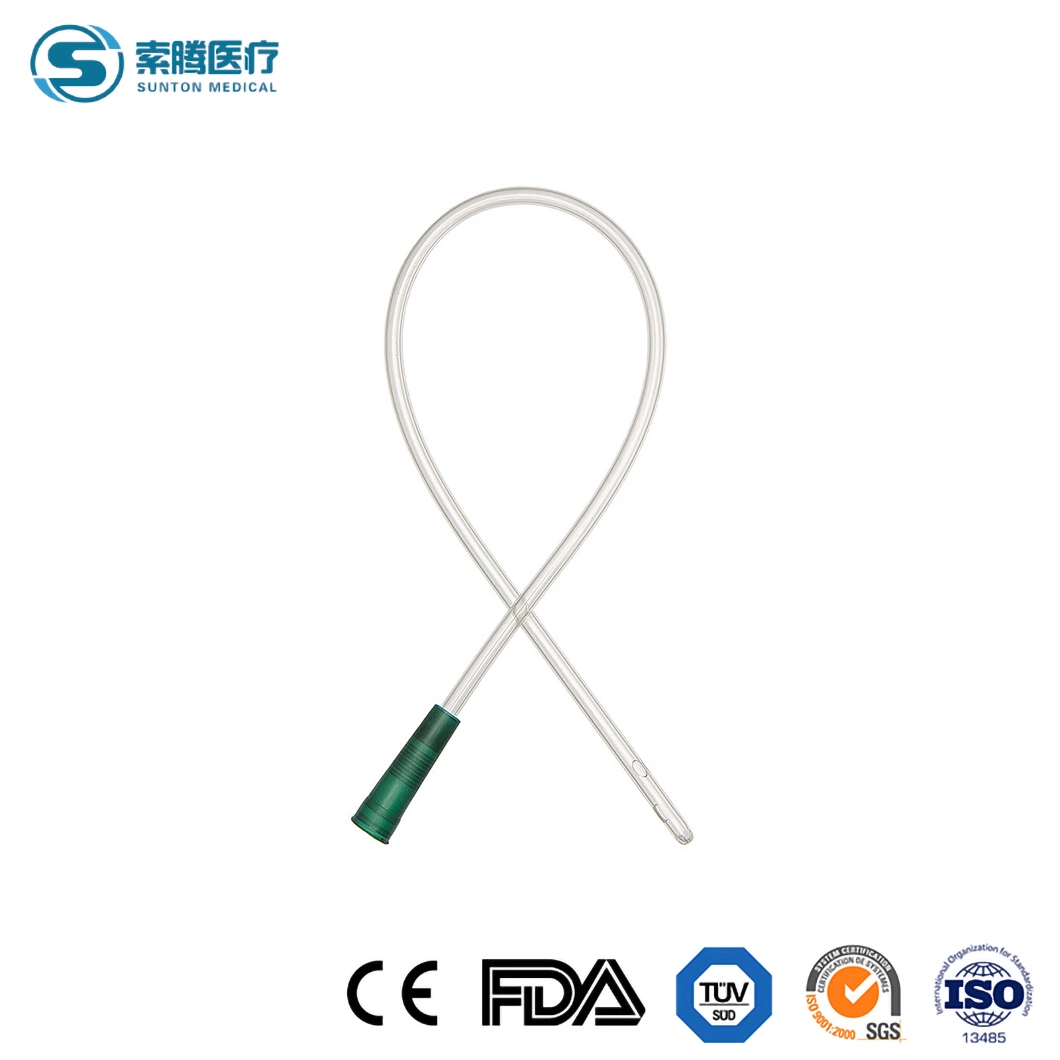 Suoton Silikon Absaug Schleim Katheter China Medizinische sterile PVC Absaugung Schleimkatheter Hersteller One-Stop Service Drainage Absaug Schleimkatheter