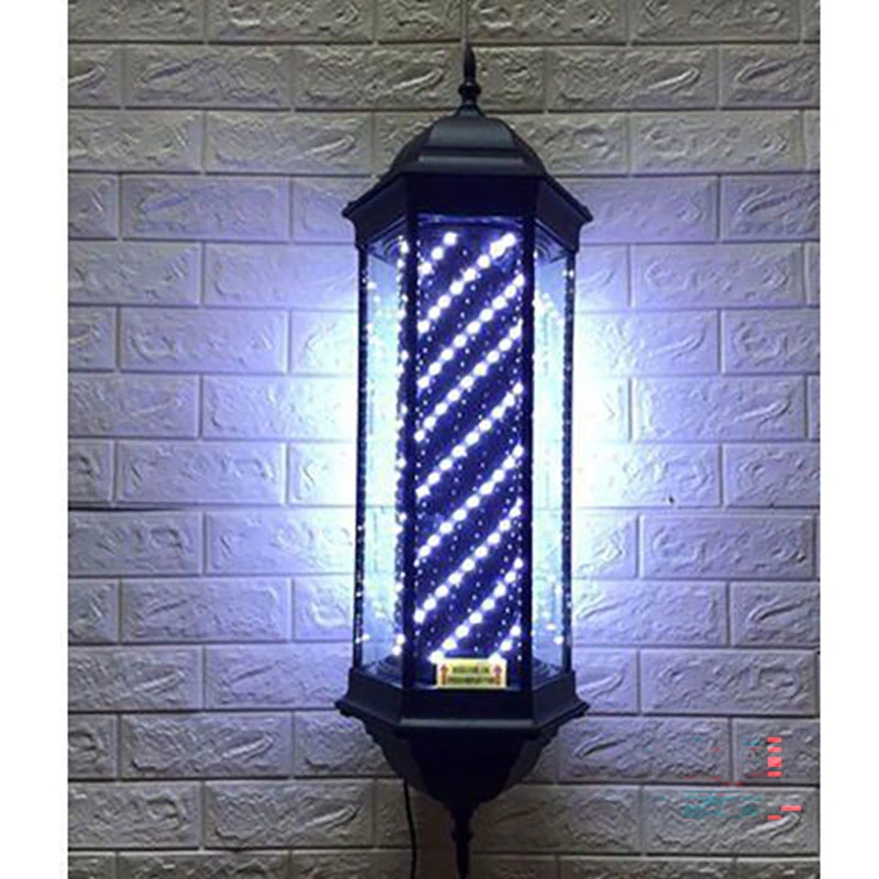 Barber Pole Luz de señalización LED altura personalizada y color para Salón