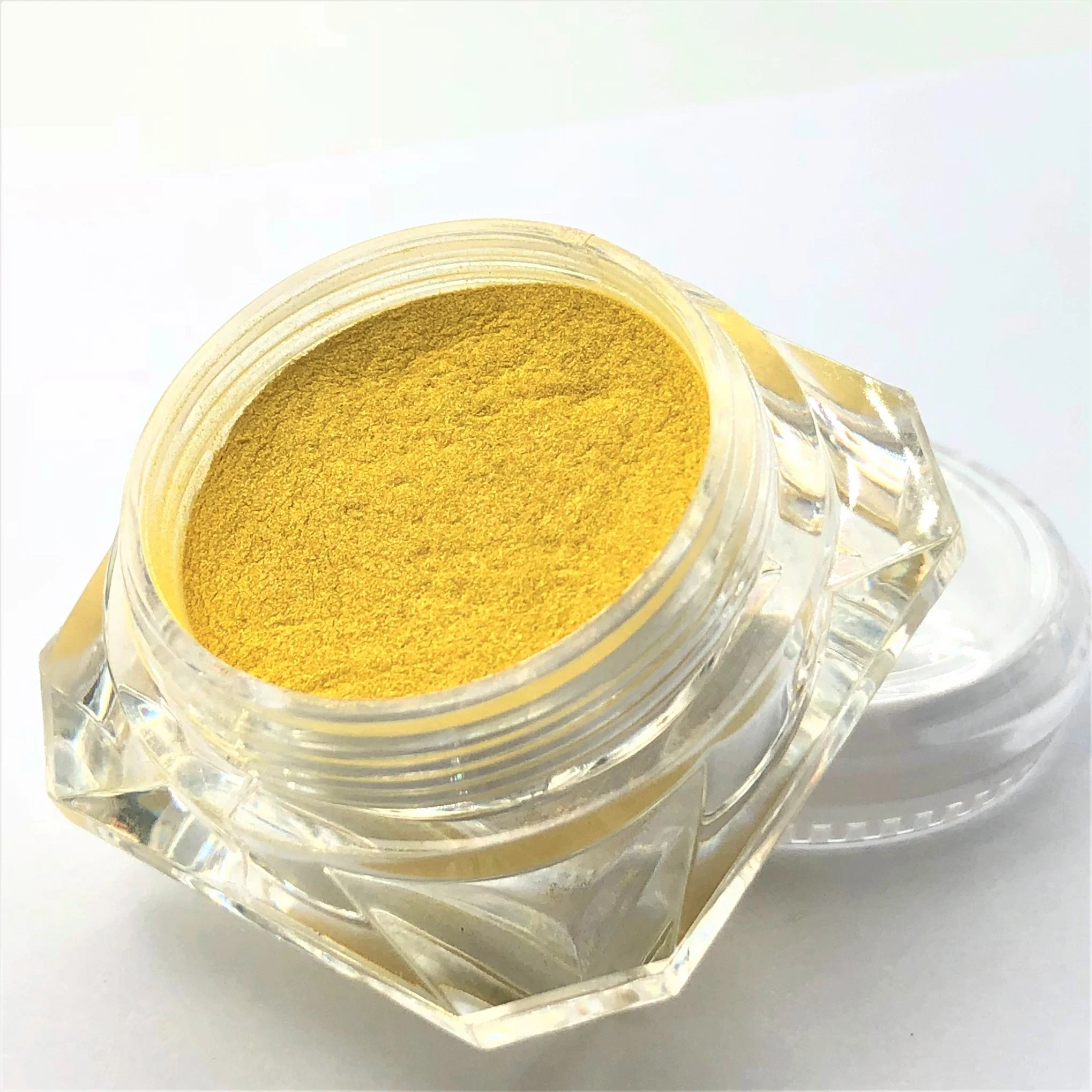 Mica Magic Yellow Plastic Mica Powder P421 Pearlescent Pigments Coating Powder