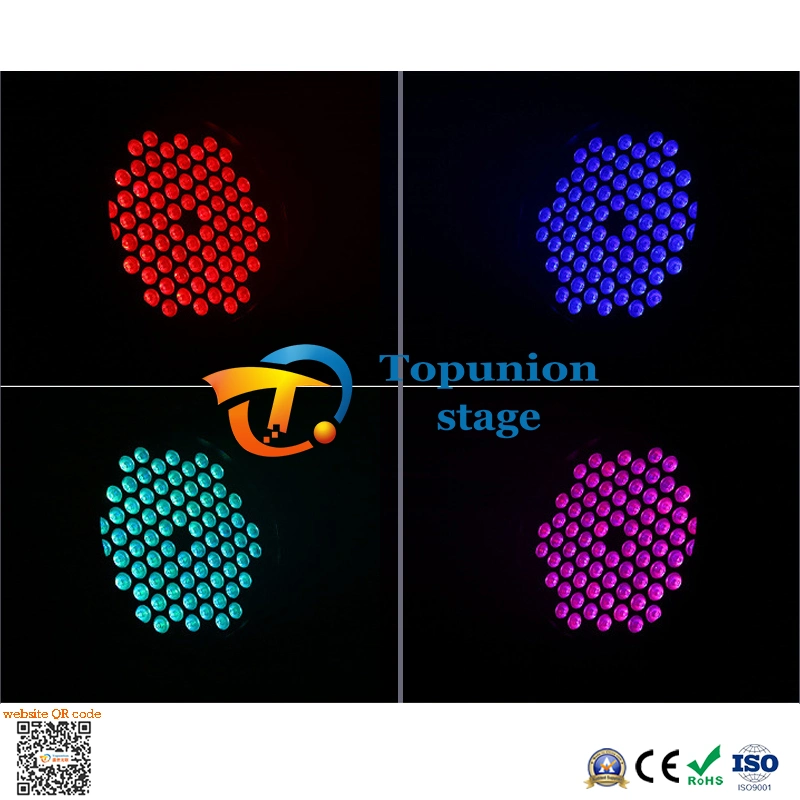 72PCS 3W LED PAR Lights Party Stage Atomasphere Light with Long Lifespan