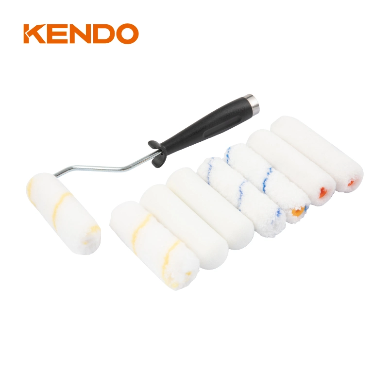 Kendo 10PC Mini Paint Roller Set Assorted Mini Paint Roller Set, Ideal for All Your Small and Medium Surfaces