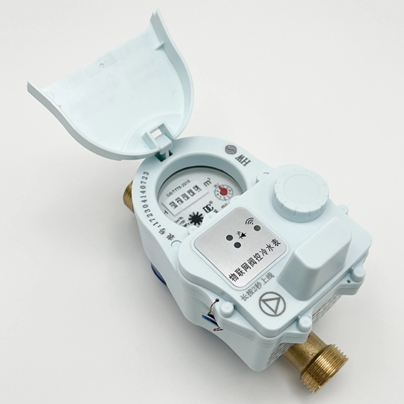 DN20 3/4 Inch Brass ISO 4064 Class B Liquid Sealed Wet Type Intelligent RFID Smart IC Card Water Meter