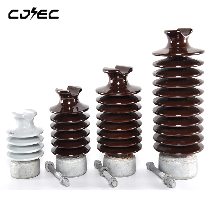 12.5kn 45kv 57-3 Porcelain Line Post Insulators for Transmission Lines