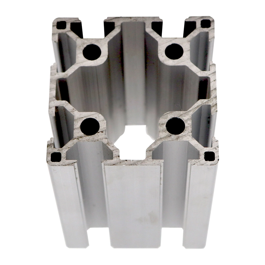 60*60mm Aluminum Alloy 6063 T5 Anodized Silver Aluminium Profile