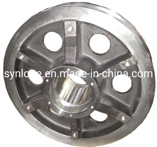 China Supplier Customized Sand Casting Auto Parts Steel/Iron Wheel for Machinery