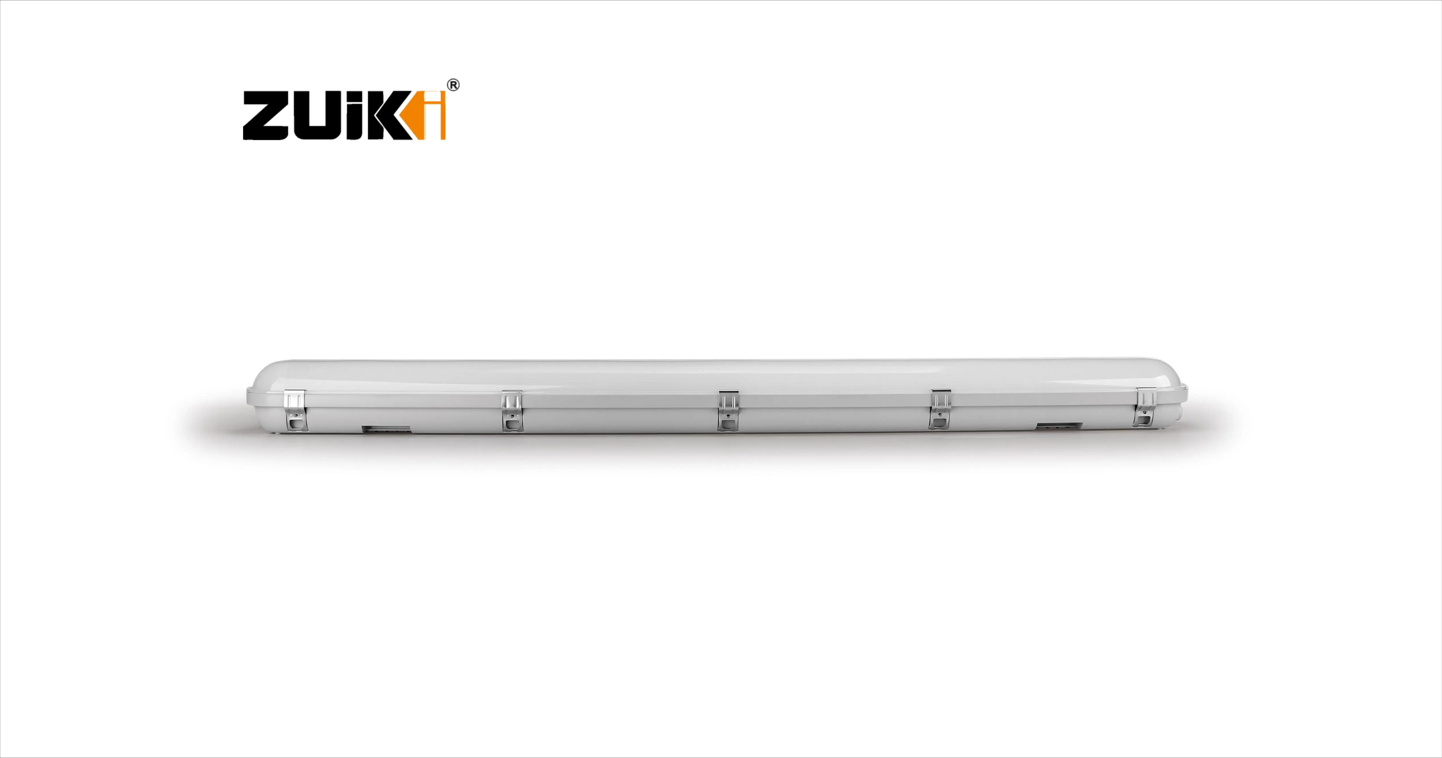 60W 4FT Corrosion Ammonia Resistant LED Linear Tri-Proof Light IP65 Waterproof Ik09 Microware Motion Sensor