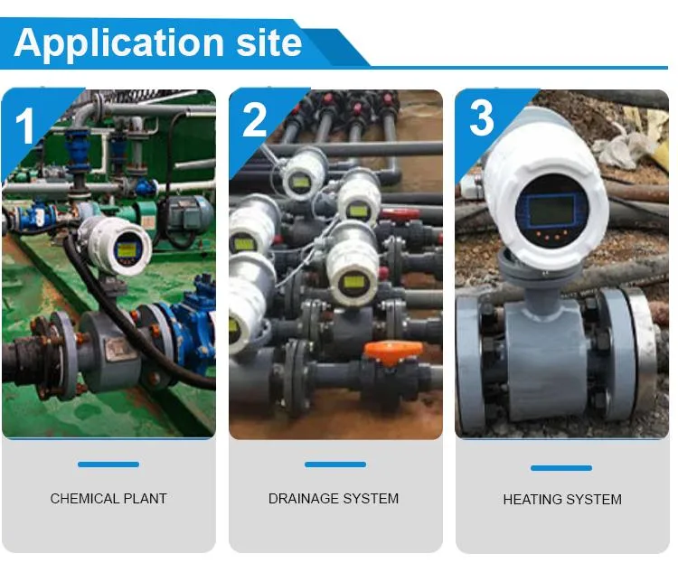 Fme800 DN50 Mini Seawater Tap Water Liquid Control Intelligent Electromagnetic Flow Meter