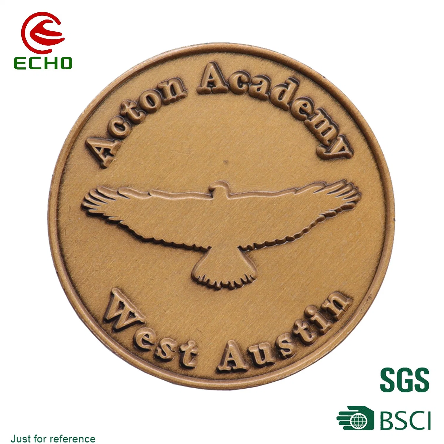 Facory Price Best Quality Metal 3D Antiqu Gold Coin