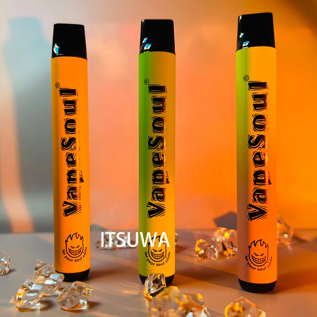 Itsuwa Vapesoul Mini Bar Puff Puff 1000 Establecer Taff Descartavel desechables LED 1200 inhalaciones