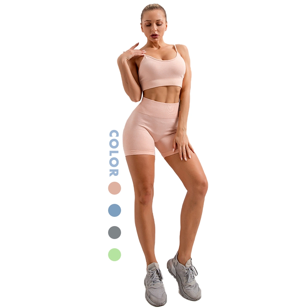 Mode d'Absorption de sueur Yoga Seamless Sportwear Vêtements pour femmes Vêtements de Yoga de conditionnement physique