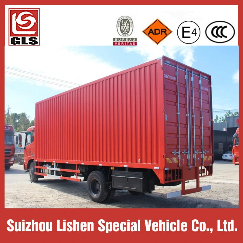 15-20tons Dongfeng Van Cargo Box Lorry Truck/Dry Cargo Box Truck Van for Sale