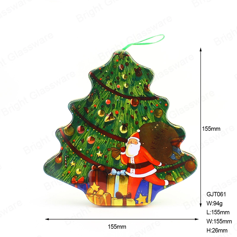 Festival Decoration Christmas Tree Shape Tin Box Gifts Wholesale/Supplier