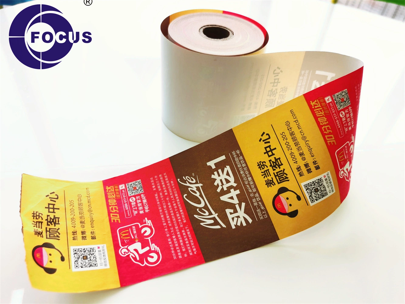 BPA Free 48 GSM Thermal Paper Jumbo Rolls for Bill Rolls