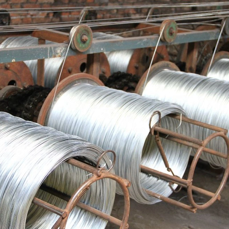 Commercial 0.8mm 1.6mm 1.8mm 2.0mm Galvanized Steel Welded Curved Fence Gi Wire Zinc Coated Wire Rods