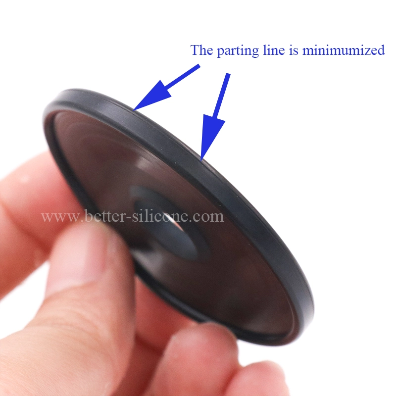 Custom EPDM NBR Silicone Rubber Sanitary Diaphragm Seal for Pressure Gauge/Transmitter