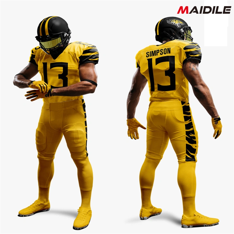 Wholesale/Supplier American Football Uniforms Polyester Spandex Football Jerseys