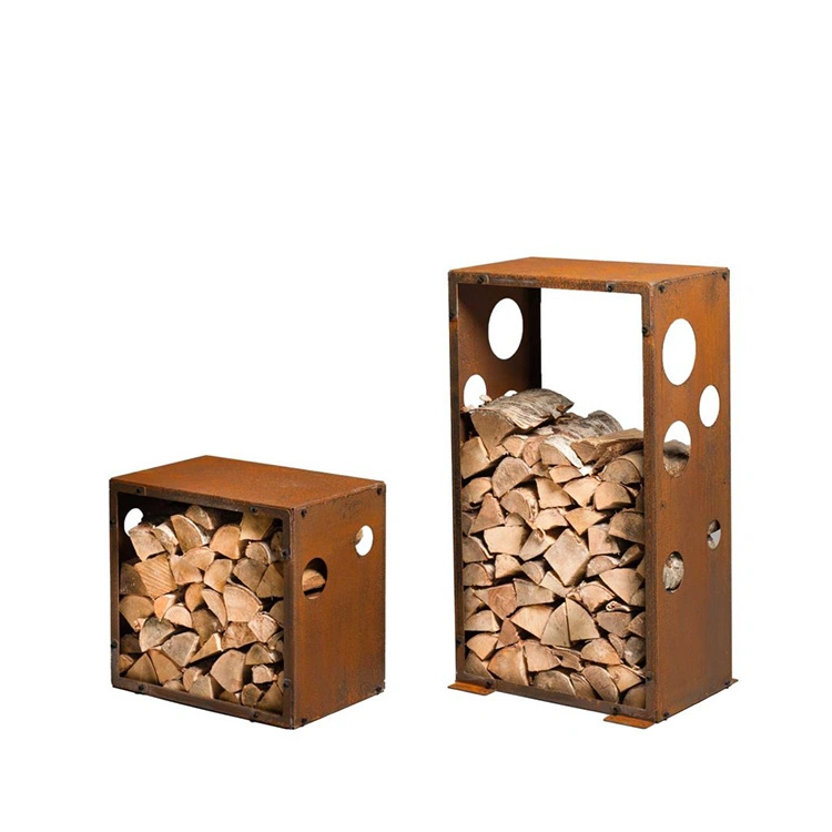 Firewood Storage Rack Firewood Flame Large Wood Laying Outdoor Wooden Shelf