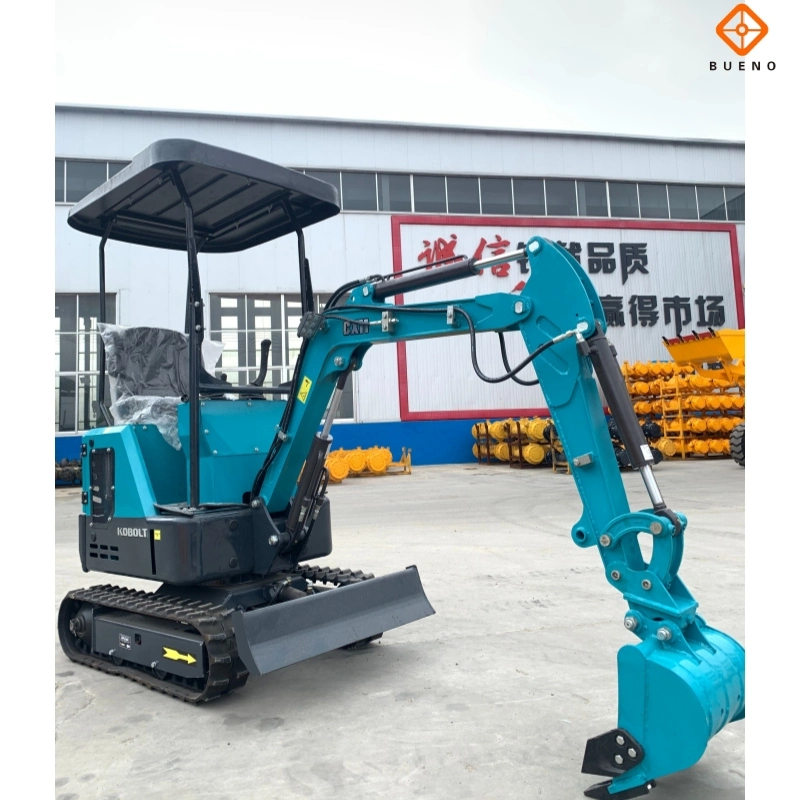 Bueno 1.0 Ton Chinese Crawler Digging Equipment Mini Excavator with CE