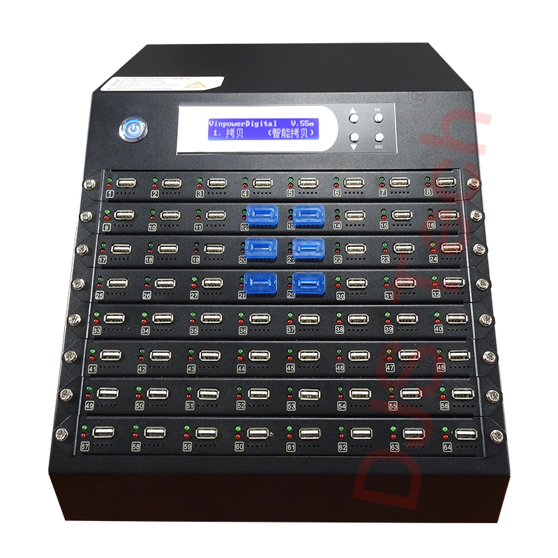 Cheaper 1 to 47 USB3.1 Speed USB Duplicator External HDD Copier Storage Devices