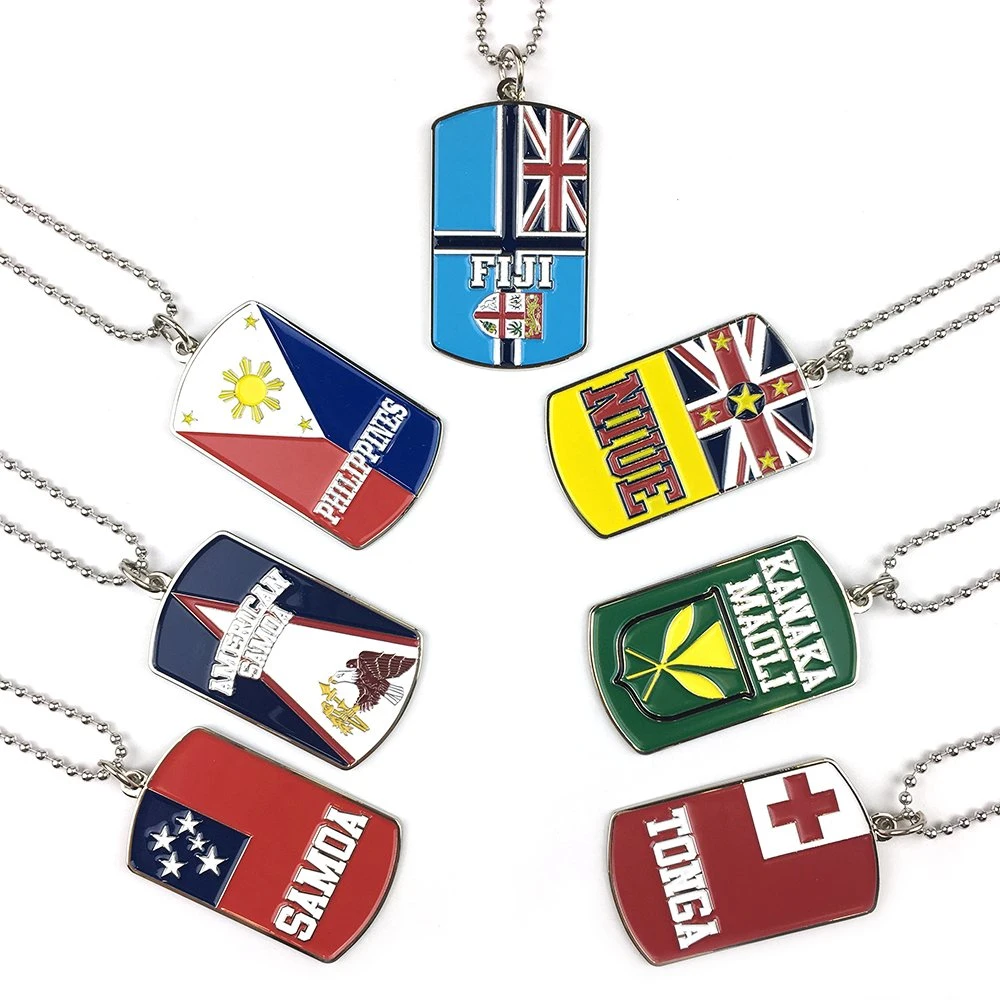 Metal Stainless Steel Sublimation Custom Blank Military Army Blank Dog Tag