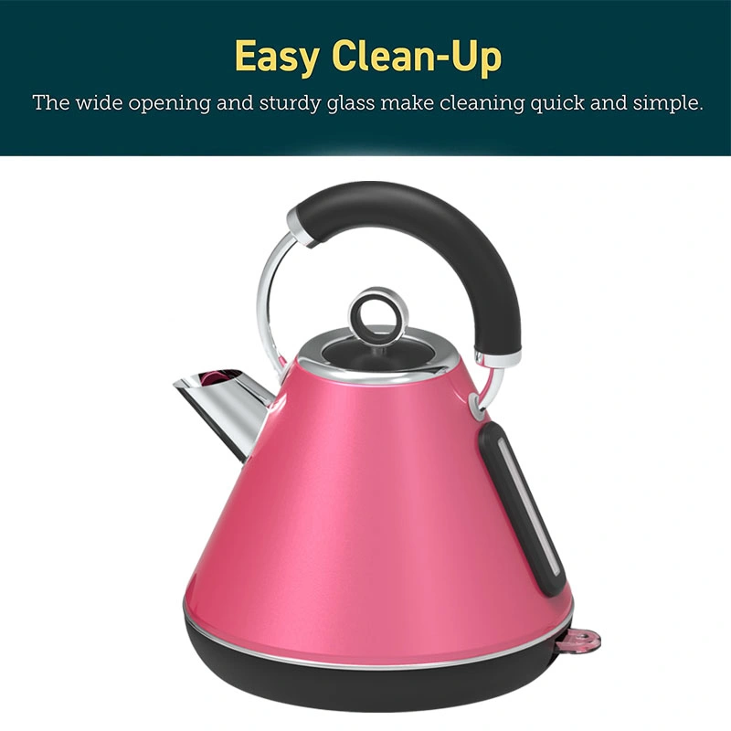 Thicken The Handle Classic Pour Over Coffee Kettle China Milk Kettle 1.8L Stainless Steel Kettle Temperature Control Whistling Tea