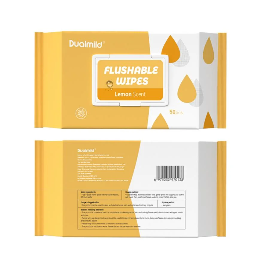 Superior Quality Attractive Price Eco Friendly Baby Flushable Wipes