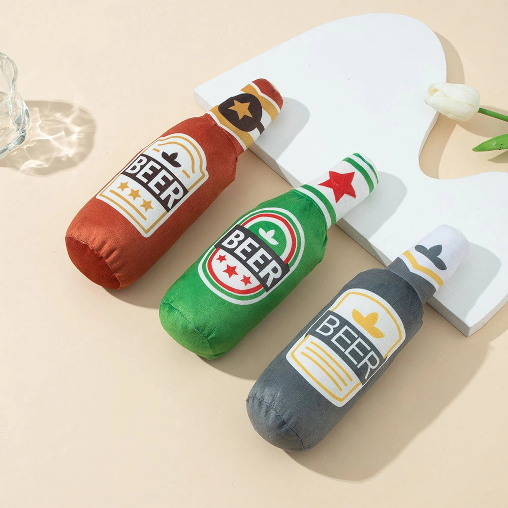 Beer Bottle Juice Doll with Bb Loud Paper Bite Resistant Pet Toy