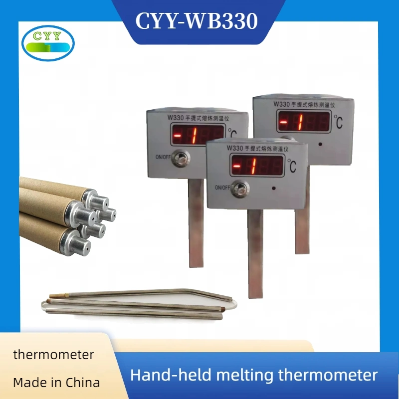 Thermocouple Thermometer for Measuring The Temperature of Molten Steel, Molten Iron and Molten Copper Before Casting Furnace