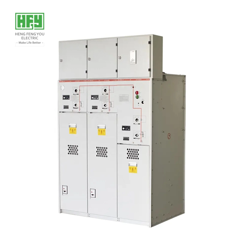 Exterior resistente a la intemperie 24kV 3 fase SF6 anillo aislado de gas principal Panel de control de RMU de unidad