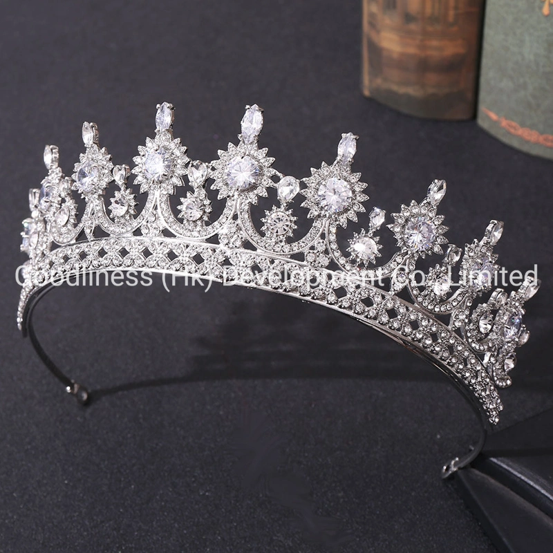 Novia Tiaras Coronas Ornaments Fiesta de Boda Headdress Moda Cabello Accesorios