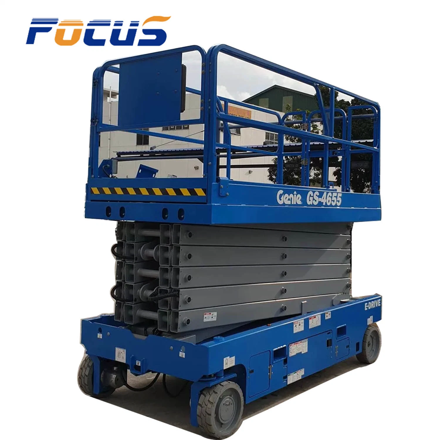 Plataforma elevatória móvel hidráulica Genie-GS 4655 Construction Electric Scissor Lifter Elevador da escada