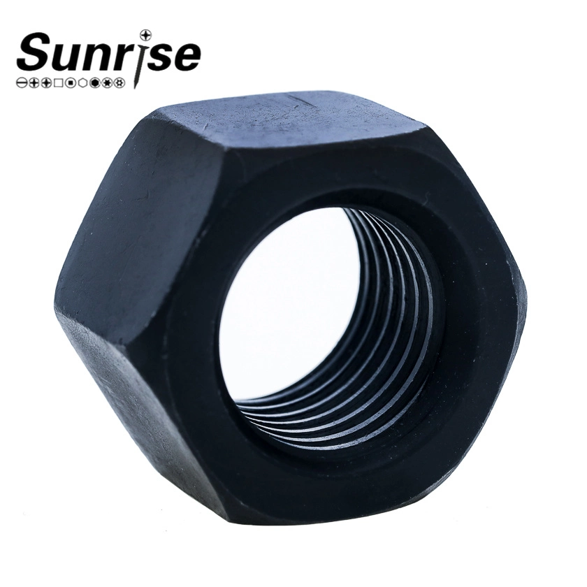 Heavy Hex Nut, Metric, Black, Customizable