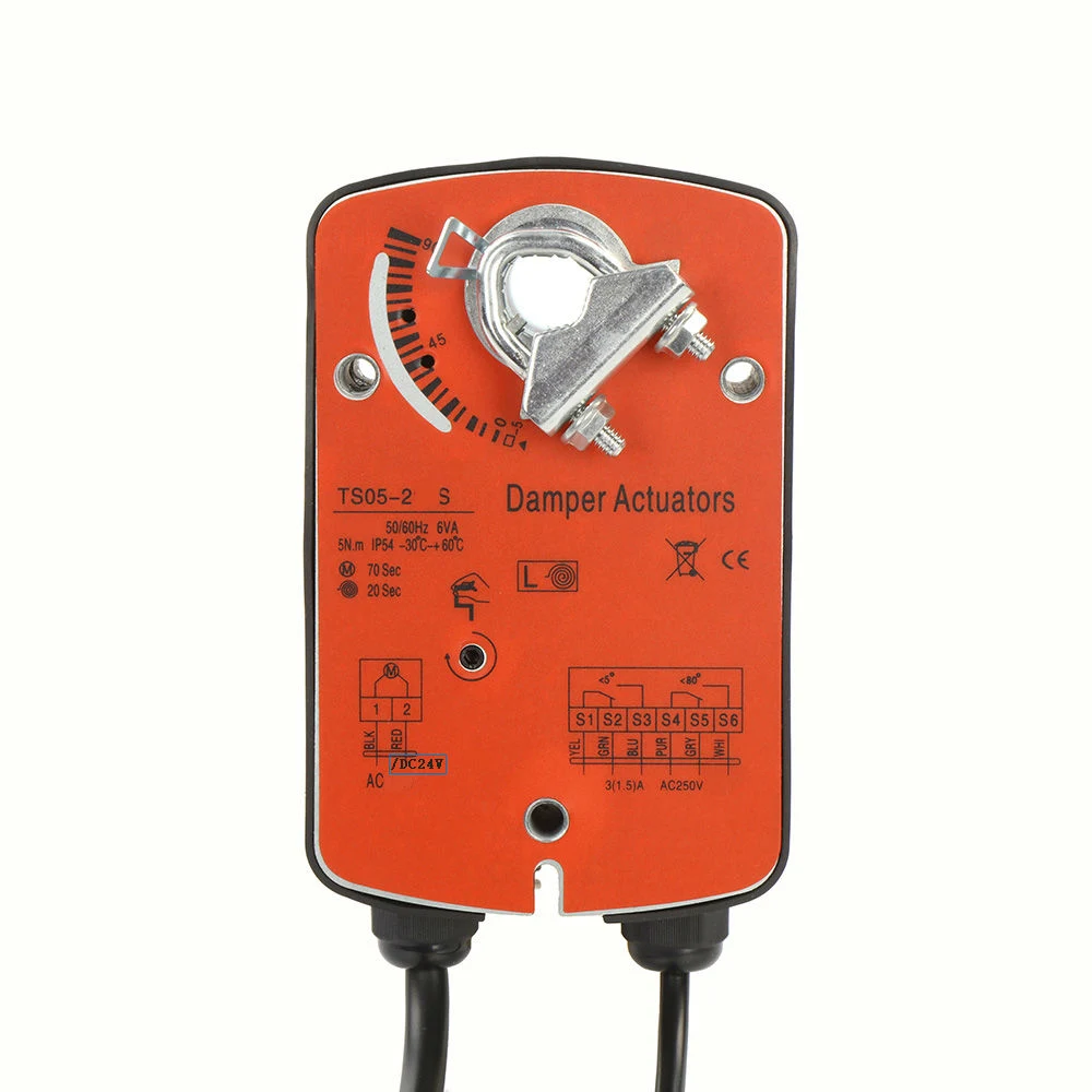 HVAC System 5nm on/off Type Fire Smoke Damper Actuator Like Belimo Motor Blf