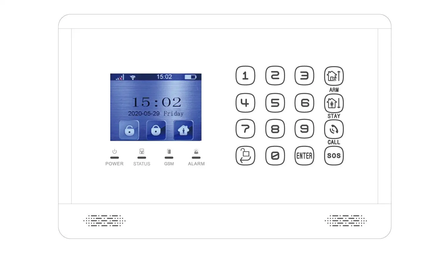 COMPATIBLE con App Control sistemas de alarma Amazon Alexa GSM WiFi