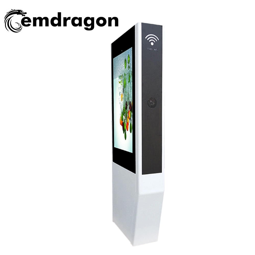 Android Photo Frame Panel Air-Cooled Vertical Screen Floor Highlighting Advertising Machine 50 Inch Kiosk LCD Digital player Bus Promotion Advertisement