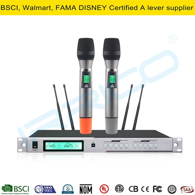 Microphone Wireless High quality/High cost performance  UHF Karaoke Professional Wireless Microphone System