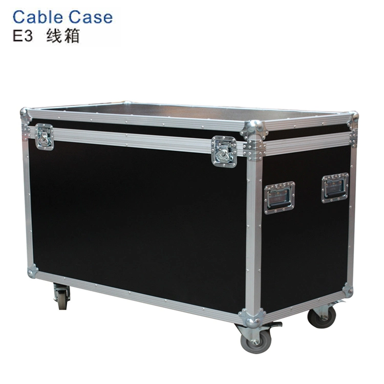 Duarable Flight Case Flightcase High quality/High cost performance Photobooth Butterfly Locked TV Rack Aluminum Custom Flightcase with Wheels