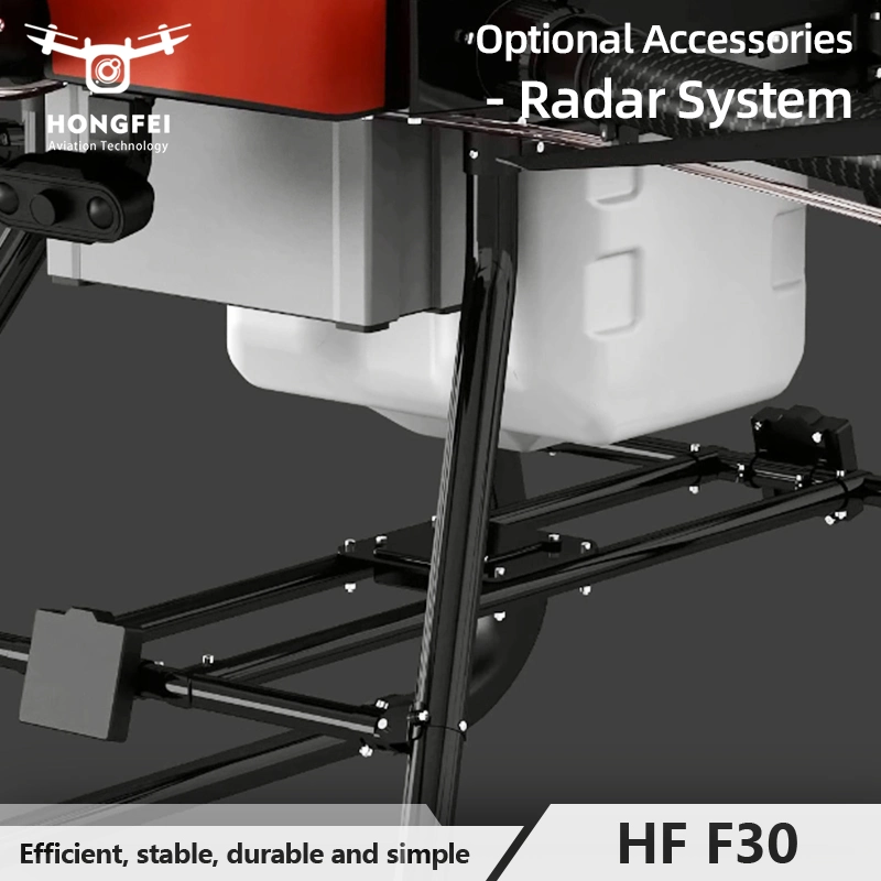 F30 Fibra de carbono de alta resistencia plegable Agricultura Drone Marco 30L Bastidor Drone multiuso estable de gran capacidad