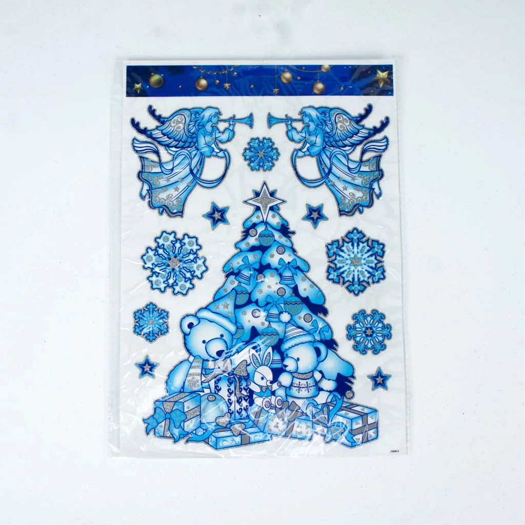 Good Quality Christmas Door and Window Decorations Snowflake Stickers Wall Stickers