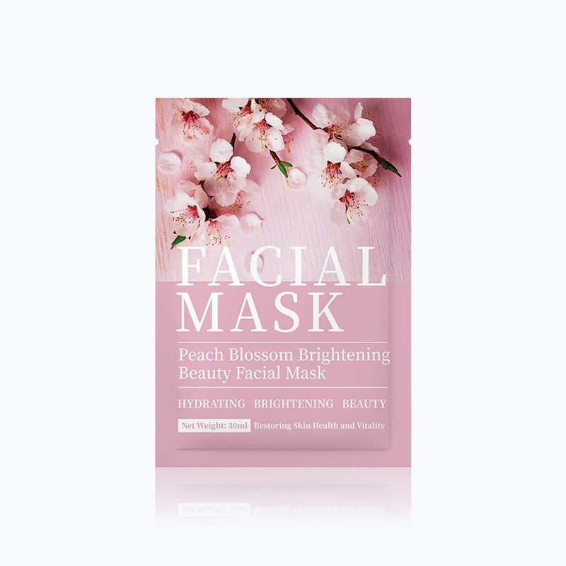 Skin Care Whitening Moisturizing Beauty Peach Flower Face Care Sheet Mask for Women