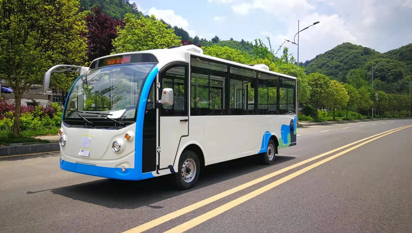 China Manufacture 23 Passenger Mini Bus Electric Bus (ZH-L23)